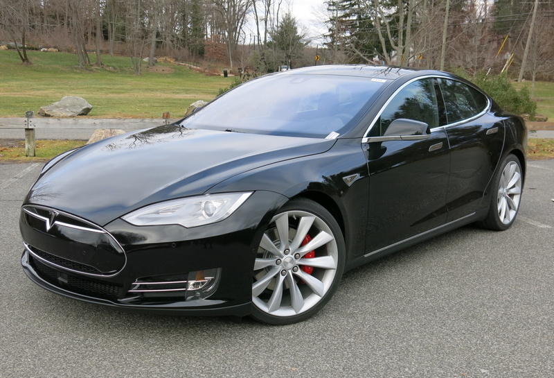 electric cars, Tesla Motors, sports car, side, black, Tesla P85D, 2K, review, speed, test drive