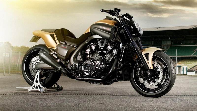 hyper, download, modified, gold, bike, black, photo, sport, 2013, 720P, motorcycles, yamaha, vmax