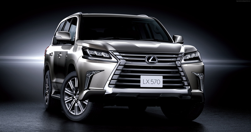 4K, Lexus, black, Lexus LX 570, test