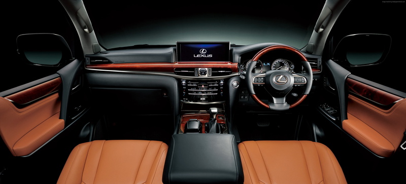 Lexus, test, black, Lexus LX 570, interior, 4K