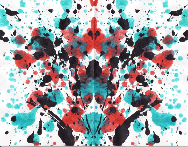 pattern, architecture, Rorschach test, backgrounds, abstract, creativity, no people, green, symmetry, red, multi colored, paint, paint splatter, painting