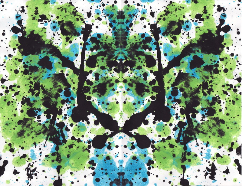 Rorschach test, shape, white, digital composite, paint, spotted, multi colored, textile, abstract, no people, 720P, floral pattern, pattern, symmetry