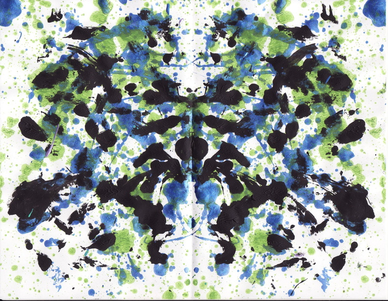 symmetry, paint splatter, 720P, Rorschach test, ink