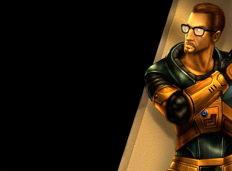 life, gordon, freeman, half, Half-Life, 720P, illustration