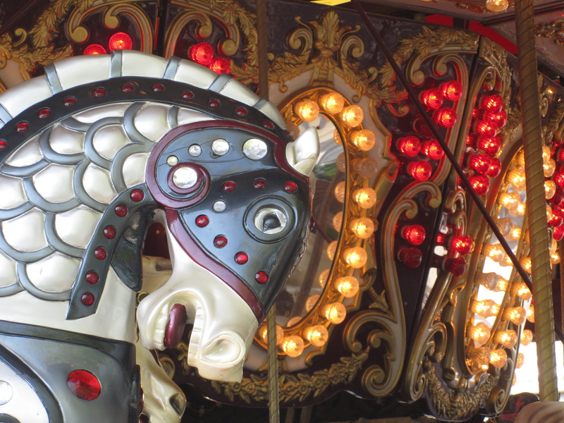 entertainment, building, theme park, spirituality, carousel, light, pleasure, ceiling, joy, festival, no people, fair, animal representation, year market