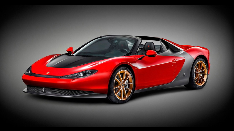 motorsport, studio shot, vignette, land vehicle, convertible, sports car, driving, Pininfarina Sergio, gray, Ferrari, wealth, indoors, wheel, chrome, mode of transportation