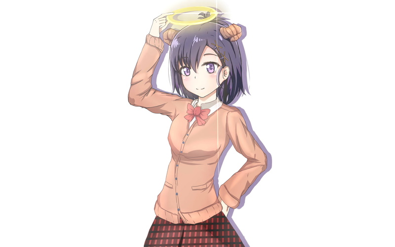 Vignette April Tsukinose, 2K, anime girls, Gabriel Dropout