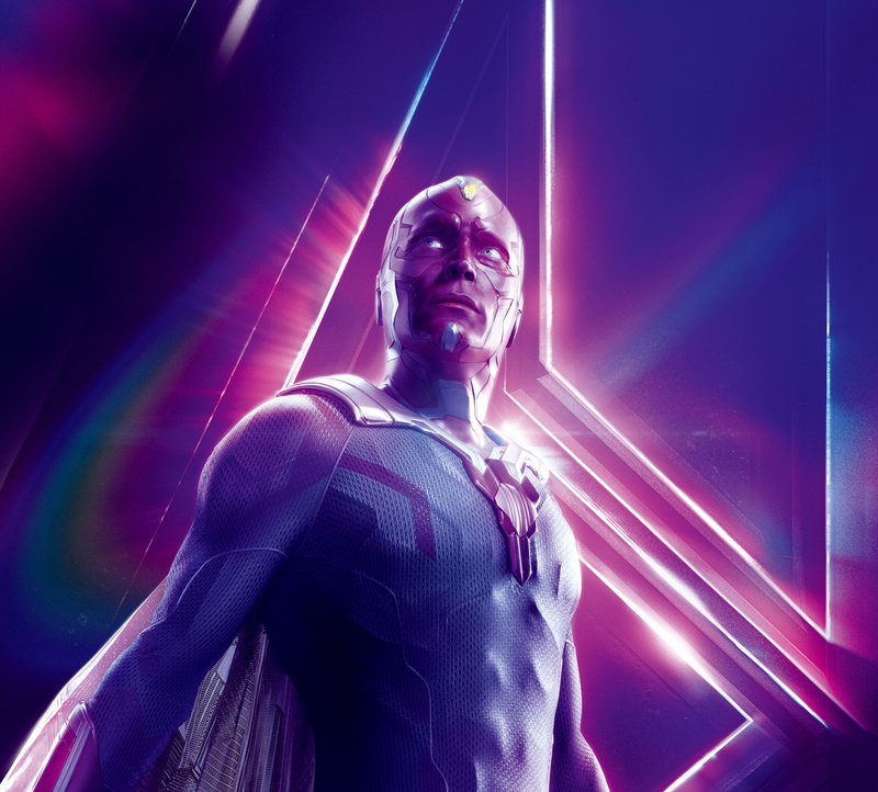 4K, Avengers: Infinity War, 5K, Vision, marvel, avengers, Paul Bettany, 5K