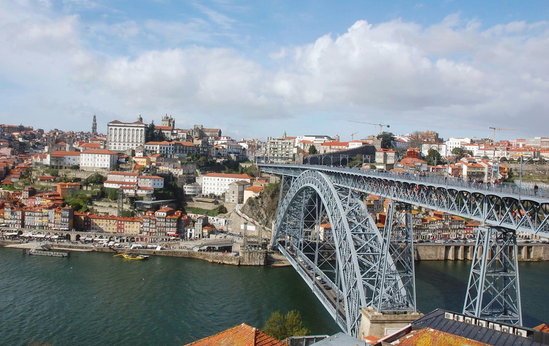 architecture, transportation, water, 2K, douro, portugal, day, no people, outdoors, building exterior, nature, residential district, landscape, building