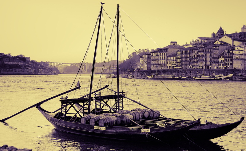 gaia, Vintage, building exterior, water, architecture, day, Portugal, nova, 2K, Boats, travel, nautical vessel, sea, de, built structure, clear sky, waterfront