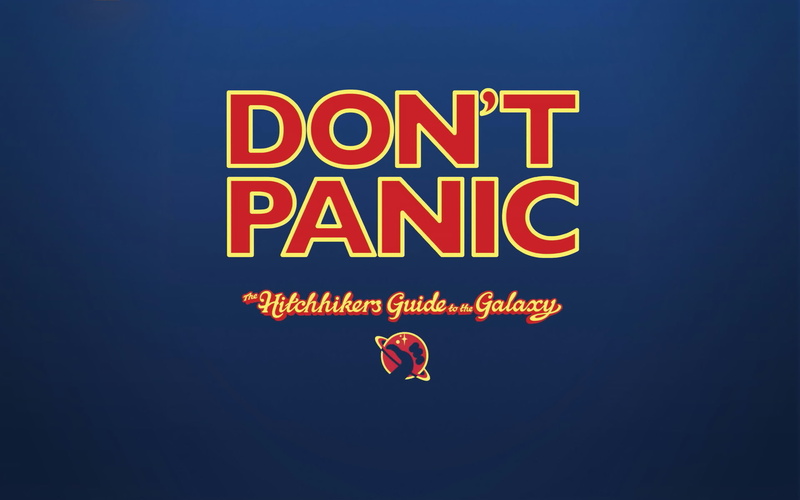 don 039 t, hitchhikers, guide, panic, 1080P, galaxy