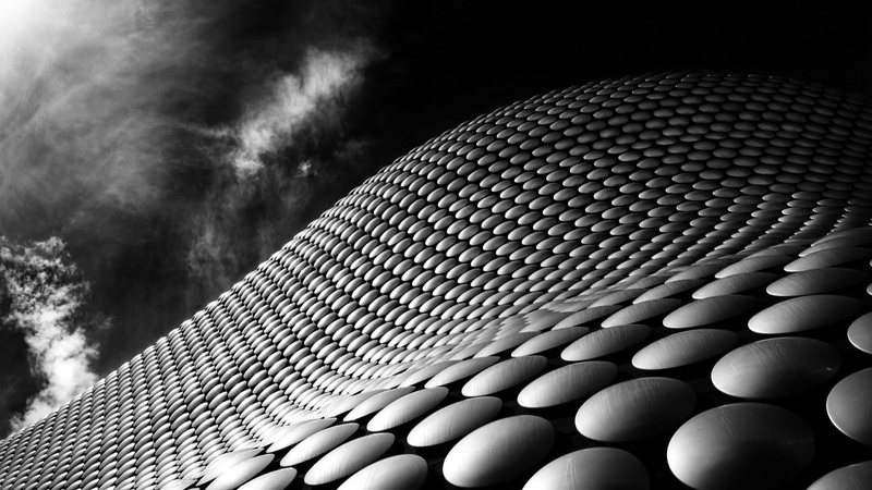 roof tile, no people, outdoors, black, built structure, building exterior, monochrome, textured, day, design, sunlight, focus on foreground, arrangement