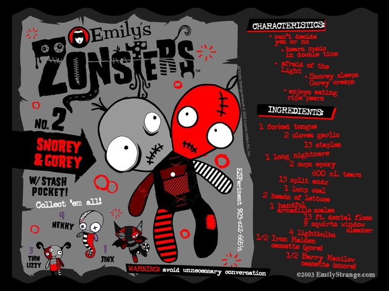 zonsters, art, 480P, dark, entertainment, Cartoons, hd, Emily