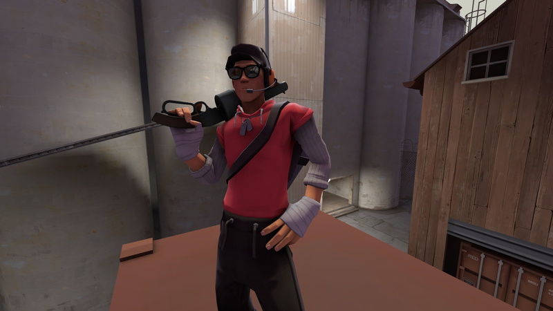 Team Fortress 2, young women, three quarter length, one person, wall - building feature, built structure, women, architecture, fashion, real people, front view