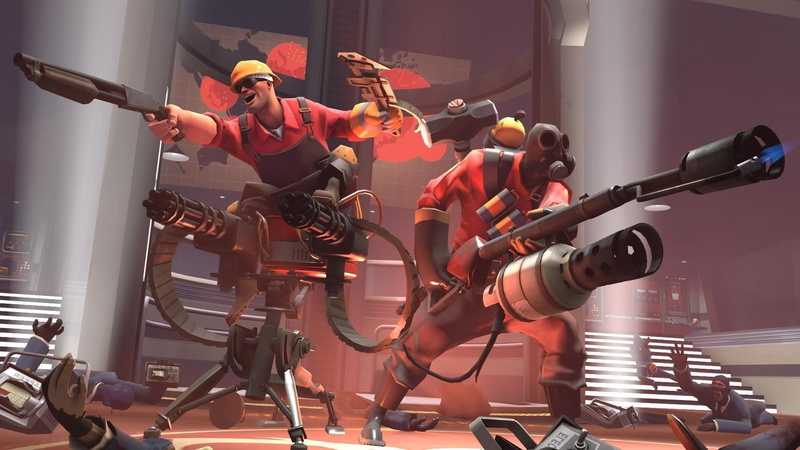 technology, human representation, cooperation, Team Fortress 2, people, Engineer, Valve Corporation, figurine, teamwork, game, occupation, sport, 1080P