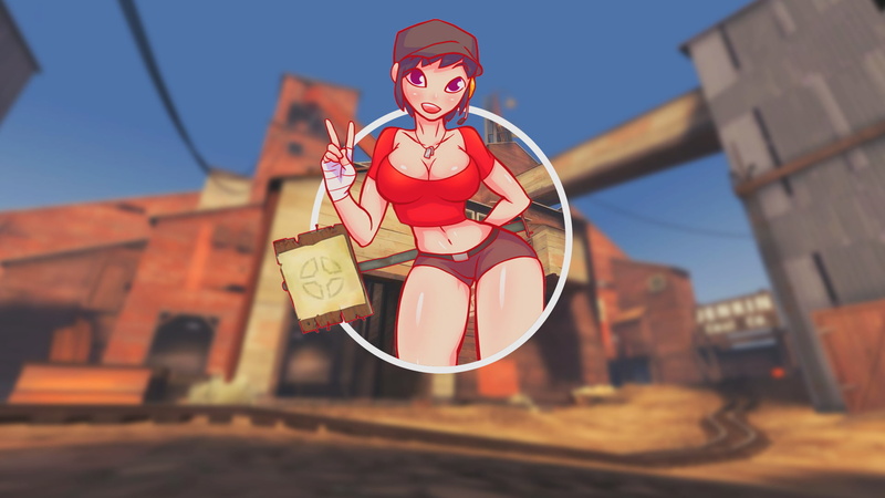 1080P, anime girls, anime, Scout (TF2), Team Fortress 2