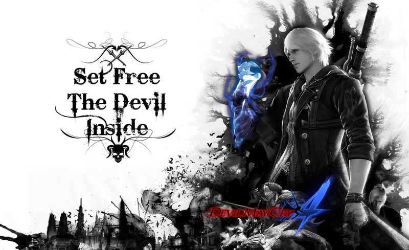 warm clothing, hairstyle, day, Devil may cry 4, clothing, winter, snow, devil, one person, young adult, western script, DmC, Nero, communication, lifestyles
