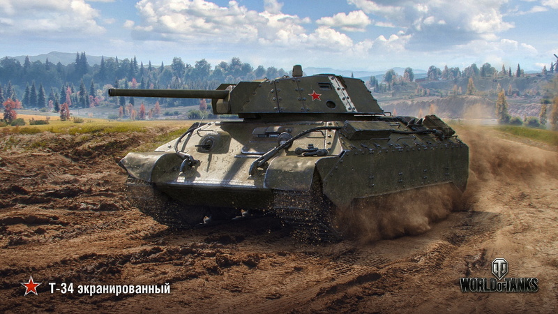 Wargaming, World of Tanks, WoT, T-34, 1080P
