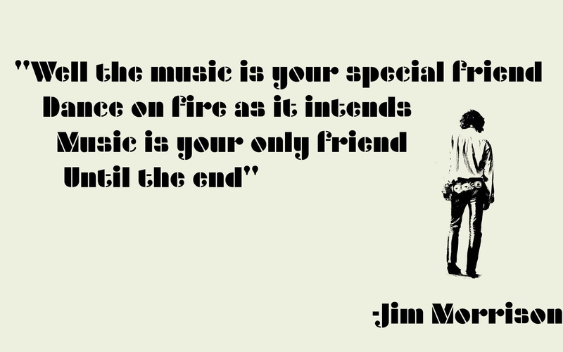 indoors, technology, rear view, sign, music, casual clothing, full length, message, wall - building feature, Rock Music, studio shot, Jim Morrison, text