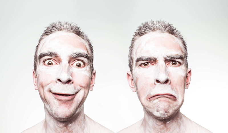 head, people, mature adult, body part, makeup, 4K, digital composite, crazy, twi, change, face, making a face, human face, humour, man, sad, silly, feelings