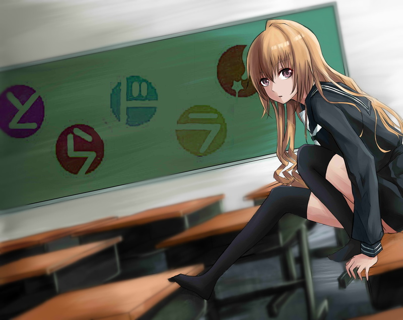 Aisaka Taiga, Toradora!, anime girls, 2K