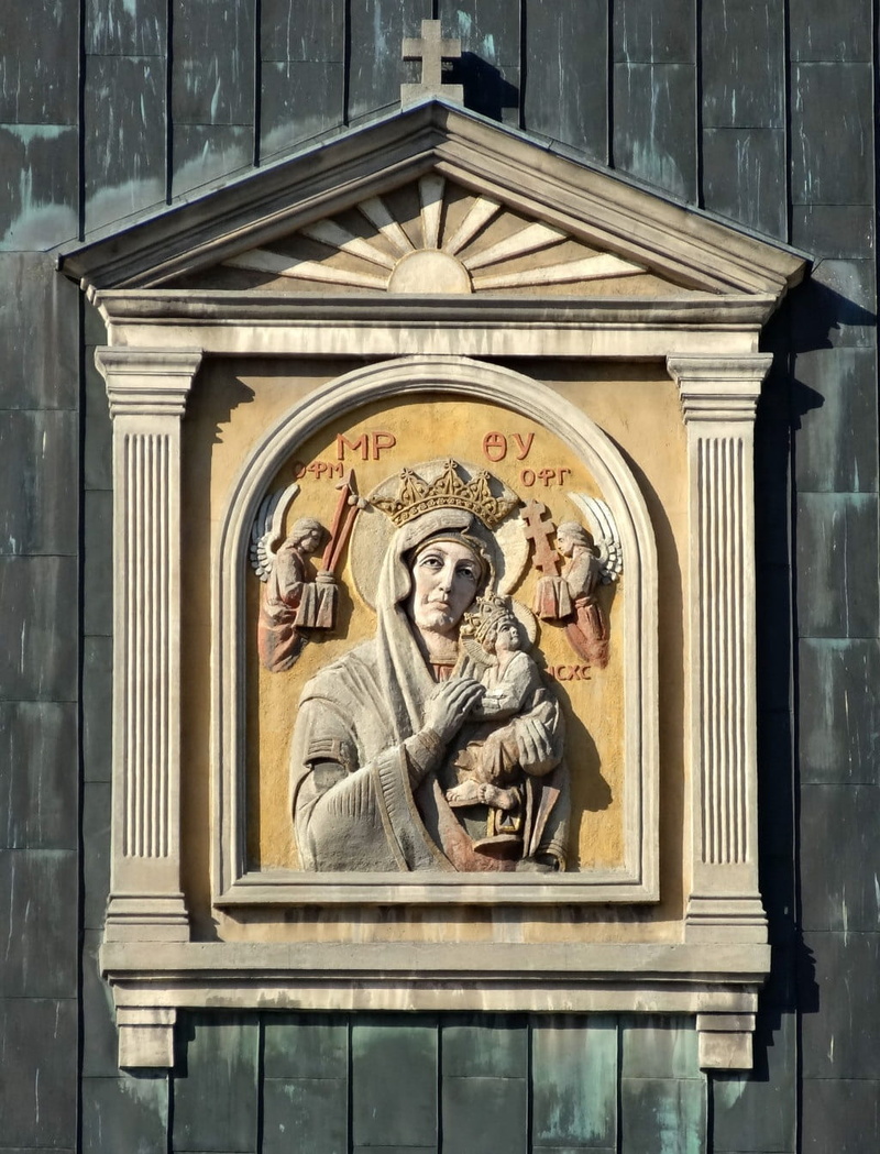 poland, building exterior, building, artwork, no people, place of worship, history, perpetual, Our Lady Of Perpetual Help, lady, architecture, spirituality