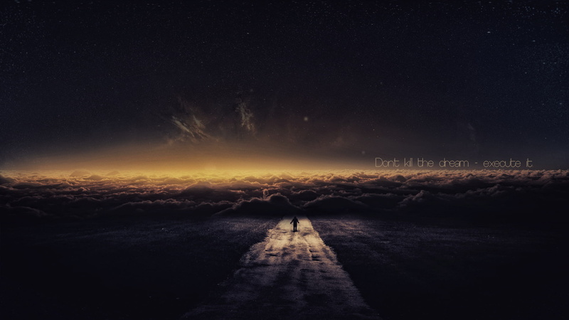 road, quote, inspirational, typography, universe, 1080P, stars, fantasy art, digital art, clouds, galaxy, sky