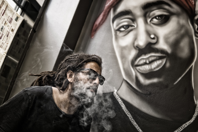 portrait, tupac, headshot, glasses, artist, design, looking, real people, poses, front view, actor, 5K, spray art, looking at camera, shakur, hairstyle