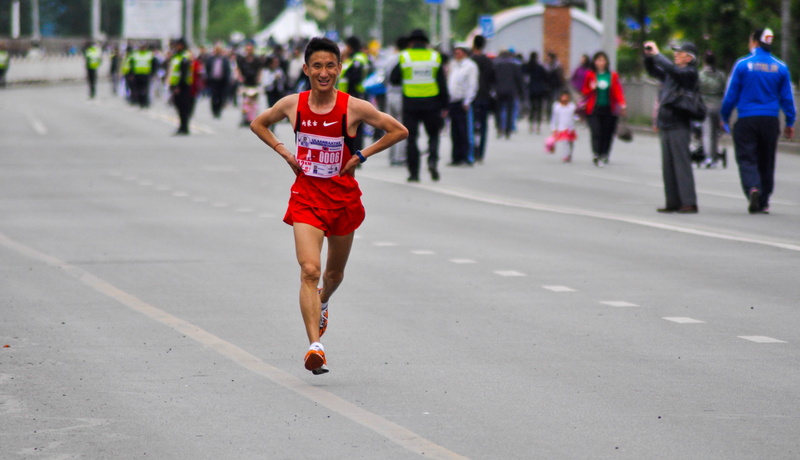 run, lifestyles, city, running, transportation, marathon, day, crowd, adult, street, incidental people, ulan bator, real people, motion, healthy lifestyle