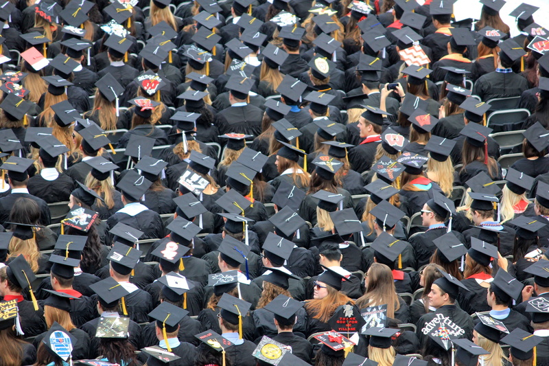 students, school, large group of people, gowns, learning, group of people, event, high angle view, women, ceremony, men, 2K, community, crowd, real people
