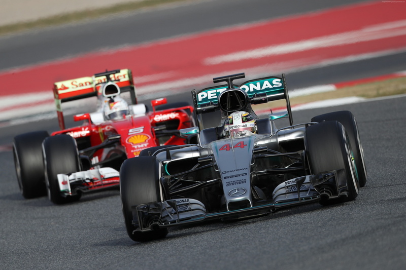 Mercedes AMG F1 W07, 4K, testing, F1, LIVE from Barcelona, Formula 1, Hybrid