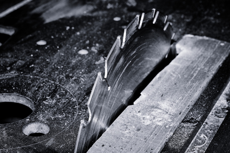 close, indoors, nature, close-up, selective focus, knife, cutting, wood work, risk of injury, blade, brush, grayscale, plank, high angle view, still life