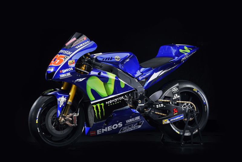2017, blue, motorcycle, sport, eneos, 8K, 4K, green, 5K, Yamaha YZR-M1, MotoGP
