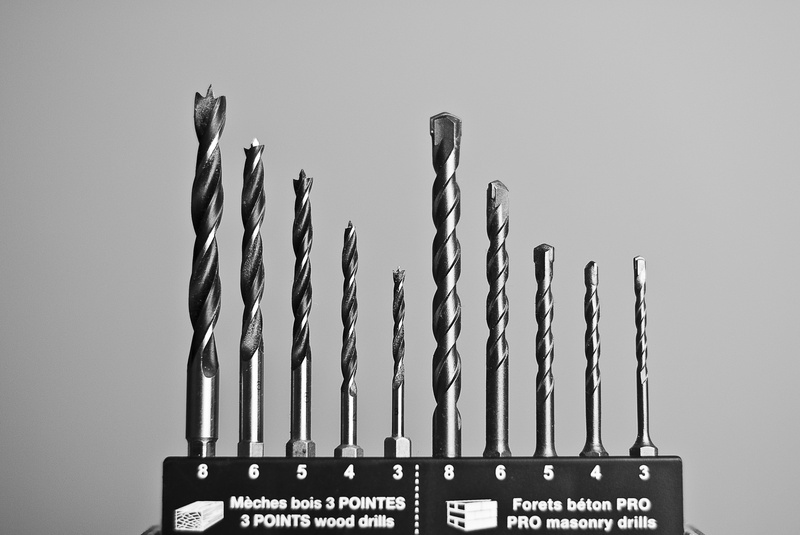 equipment, number, cut out, construction, closeup, text, bits, western script, business, industry, drilling, indoors, steel, architecture, tool, science