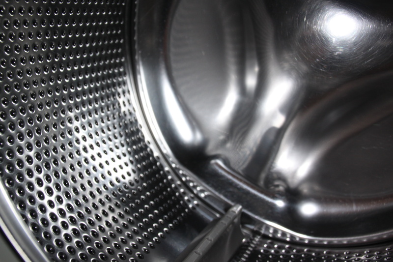 household equipment, chrome, circle, silver - metal, steel, indoors, stainless Steel, alloy, washing drum, technology, metal, wash, shiny, close-up, no people