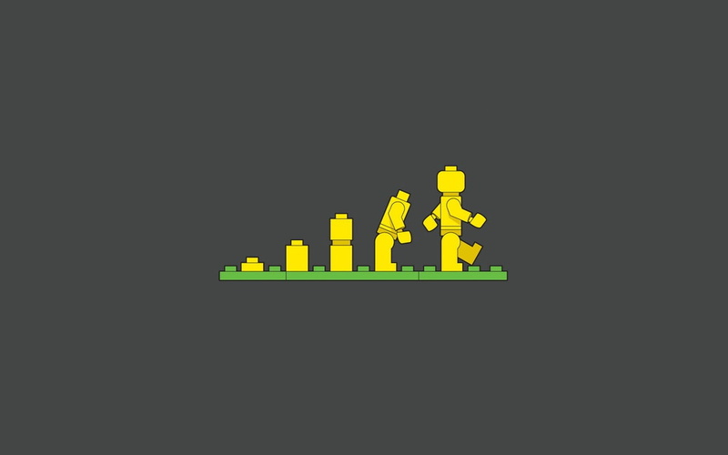 LEGO, evolution, sign, no people, copy space, parody, representation, technology, human representation, computer icon, green color, creativity, multi colored