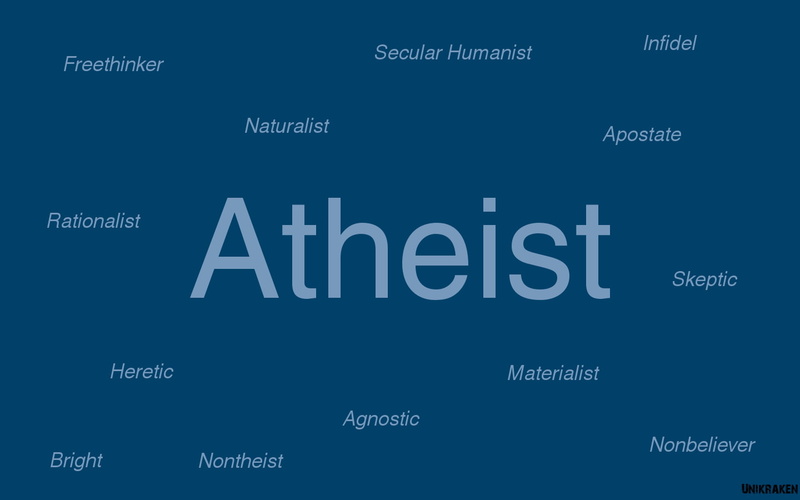 atheism, blue, text, 720P
