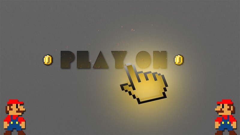 1080P, play, PlayStation, playing, Super Mario, coins, cursor, 2D
