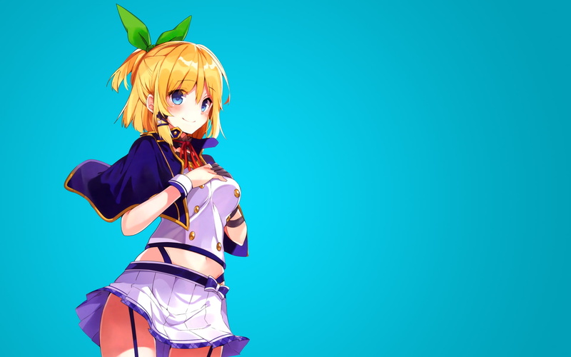 lifestyles, young adult, colored background, fashion, standing, hairstyle, young women, hair, copy space, one person, blond hair, blue, 1080P, Lumia Tingel