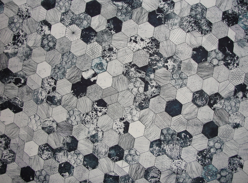 collection, hive, ornate, pattern, decoration, gray, shape, printed, abundance, style, choice, in a row, variation, backgrounds, full frame, black, no people