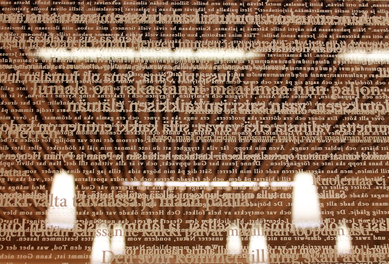 black, chapel, indoors, burning, message, communication, printed, nature, espoo, glass, built structure, lighting equipment, textile, texture, candle, religion