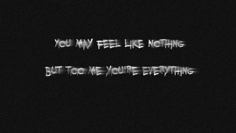western script, sign, communication, nostalgia, message, wall - building feature, Nothing, 1080P, indoors, night, black background, no people, emotion
