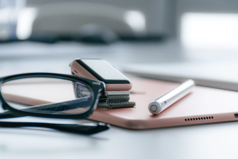selective focus, still life, rose, business, tablet, apple, furniture, no people, closeup, connection, mobile phone, text, pen, glasses, single object