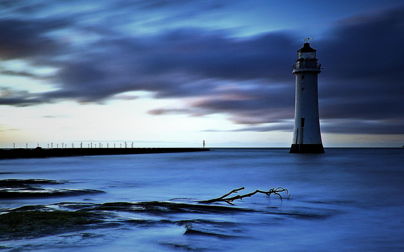 darkroom, landscapes, lighthouse, scenery, 2K, north