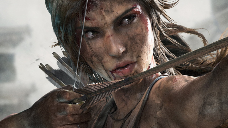 croft, face, raider, hd, lara, blood, arrow, tomb, bow, video games, brunette, 1080P