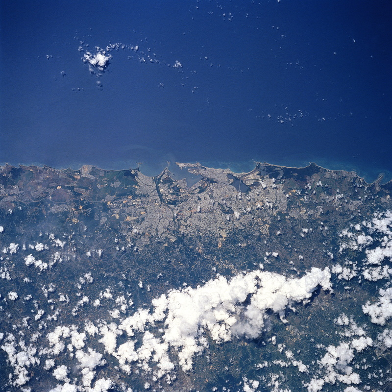 water, public domain, sea, high angle view, wind, 4K, blue, Puerto Rico, scenics, tranquility, cold temperature, winter, scenics - nature, san, aerial view