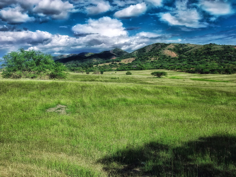 sky, nature, environment, 2K, public domain, mountain, meadow, tranquil scene, hill, sunlight, green Color, summer, non-urban scene, growth, rural Scene