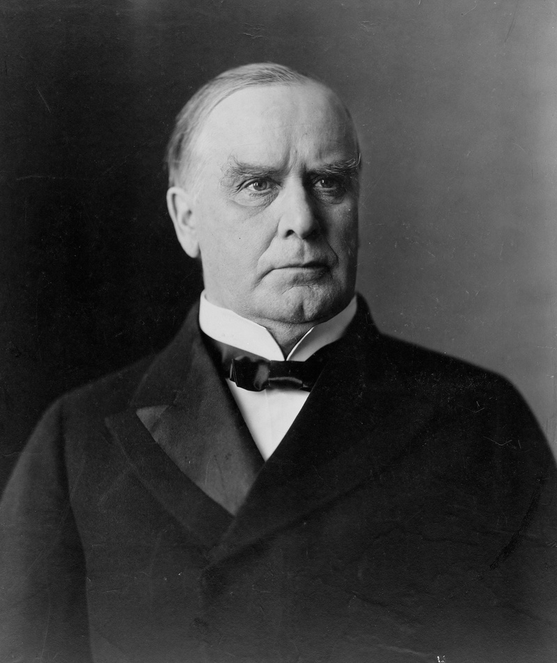 american Culture, waist up, leisure activity, president, only men, england, William Mckinley, william, visual Art, characters, mature men, adult, front view