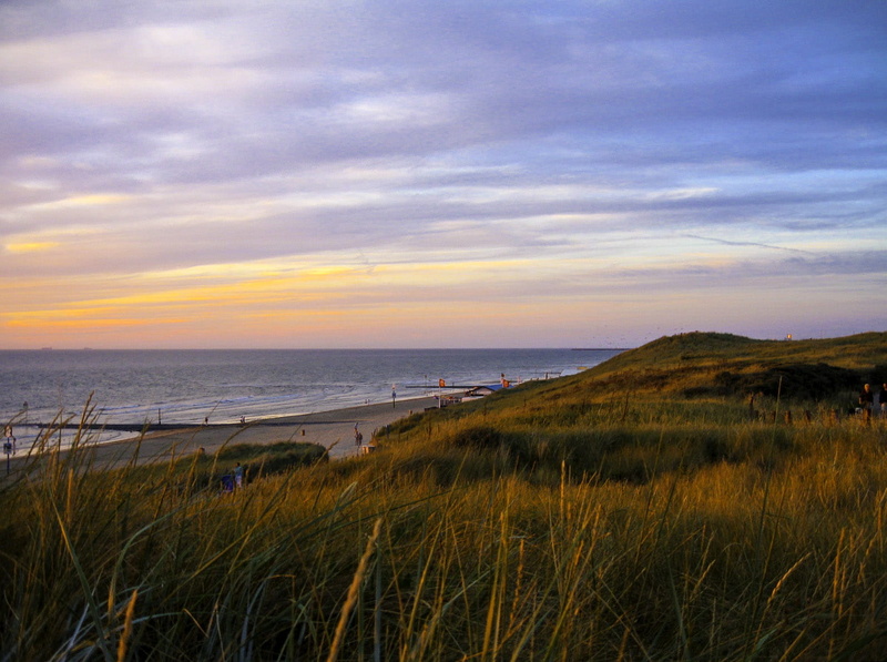 outdoors, scenics, grass, Dunes, ocean, sky, coastline, Netherlands, beauty in nature, cloud - sky, no people, timothy grass, scenics - nature, Scheveningen