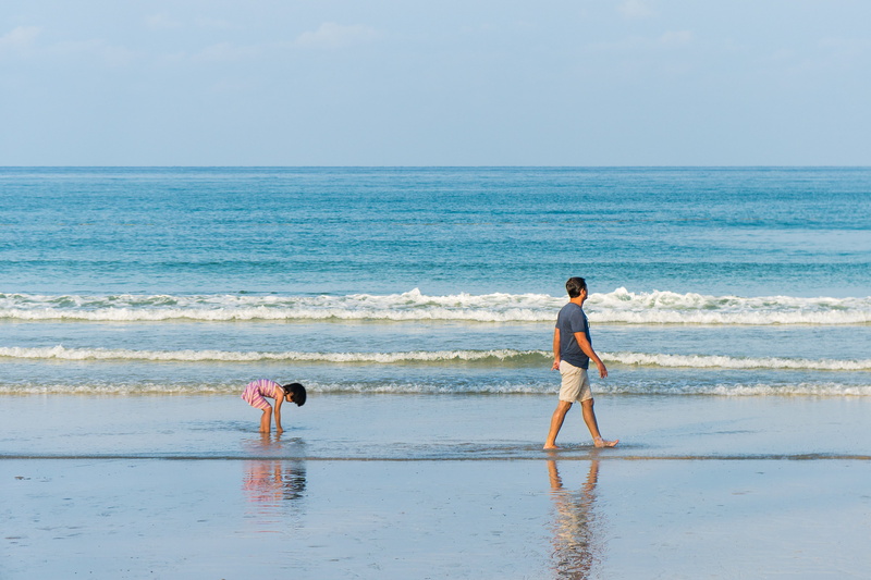 father, lifestyle, wave, day, man, wearing, holiday, coast, little, outdoors, play, leisure activity, land, young men, kid, dad, childhood, two people